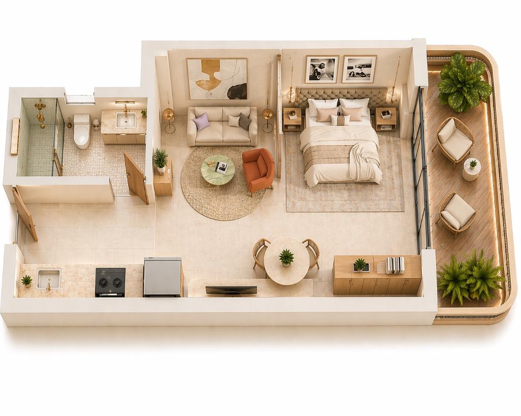 Studio Residence interior