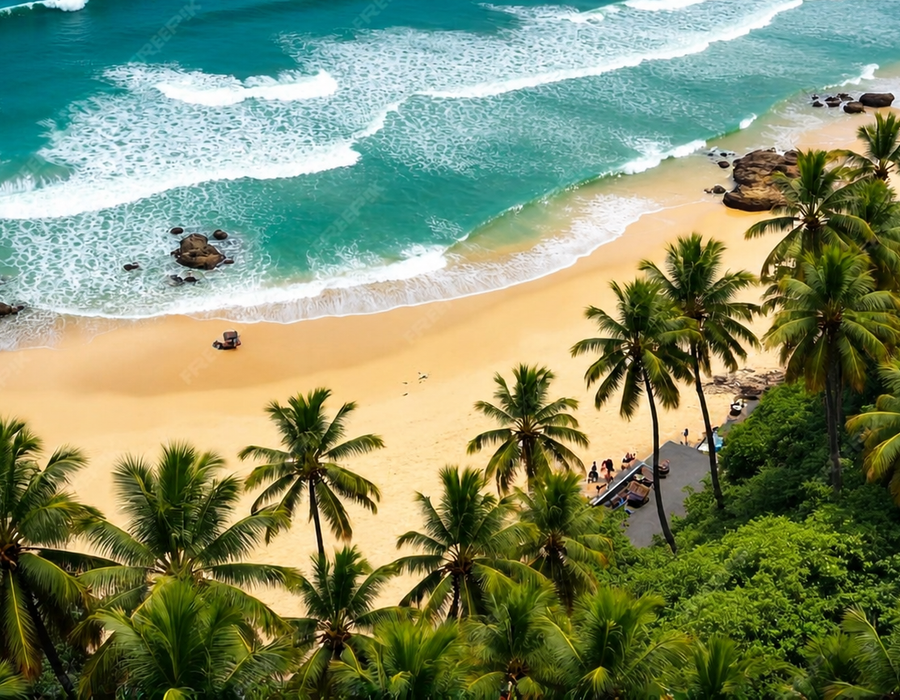Coastal Goa landscape near Crystal Valley Estates