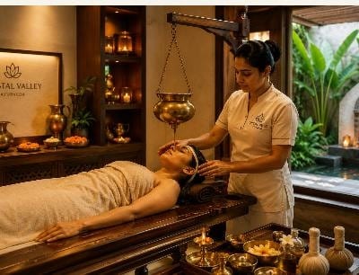 Spa treatment room at Crystal Valley Estates